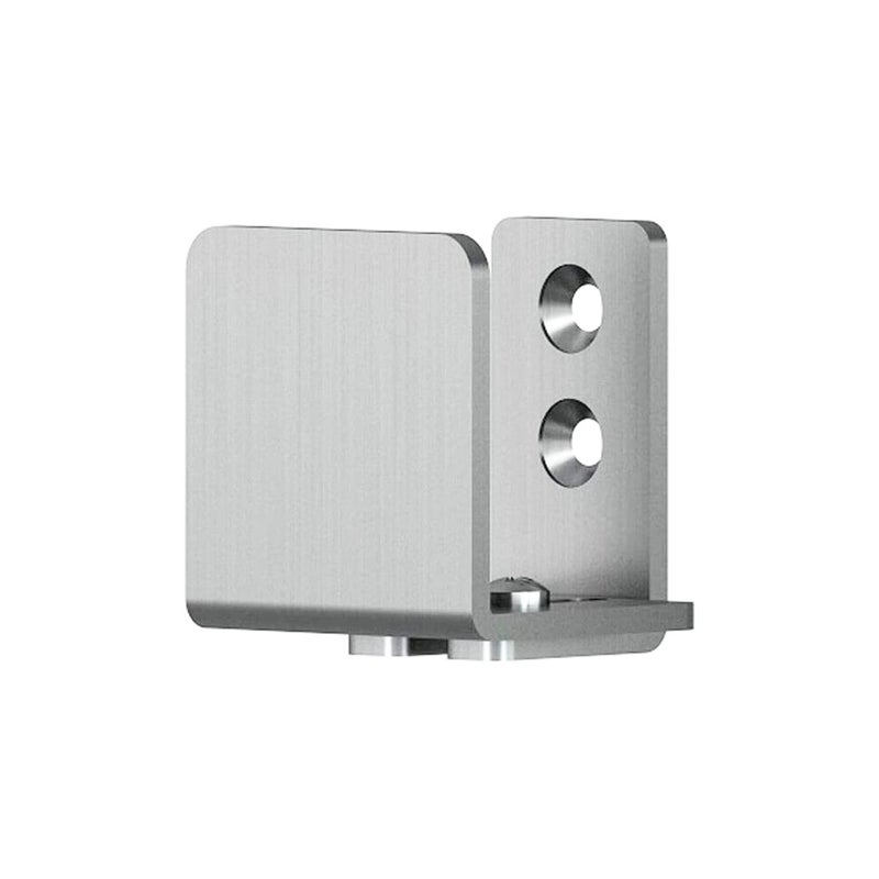 JUBEST Stainless Steel Floor Guide Wall Mount Sliding Barn Door Hardware Up to 1-3/4"W 1-7/8"H - Image 1